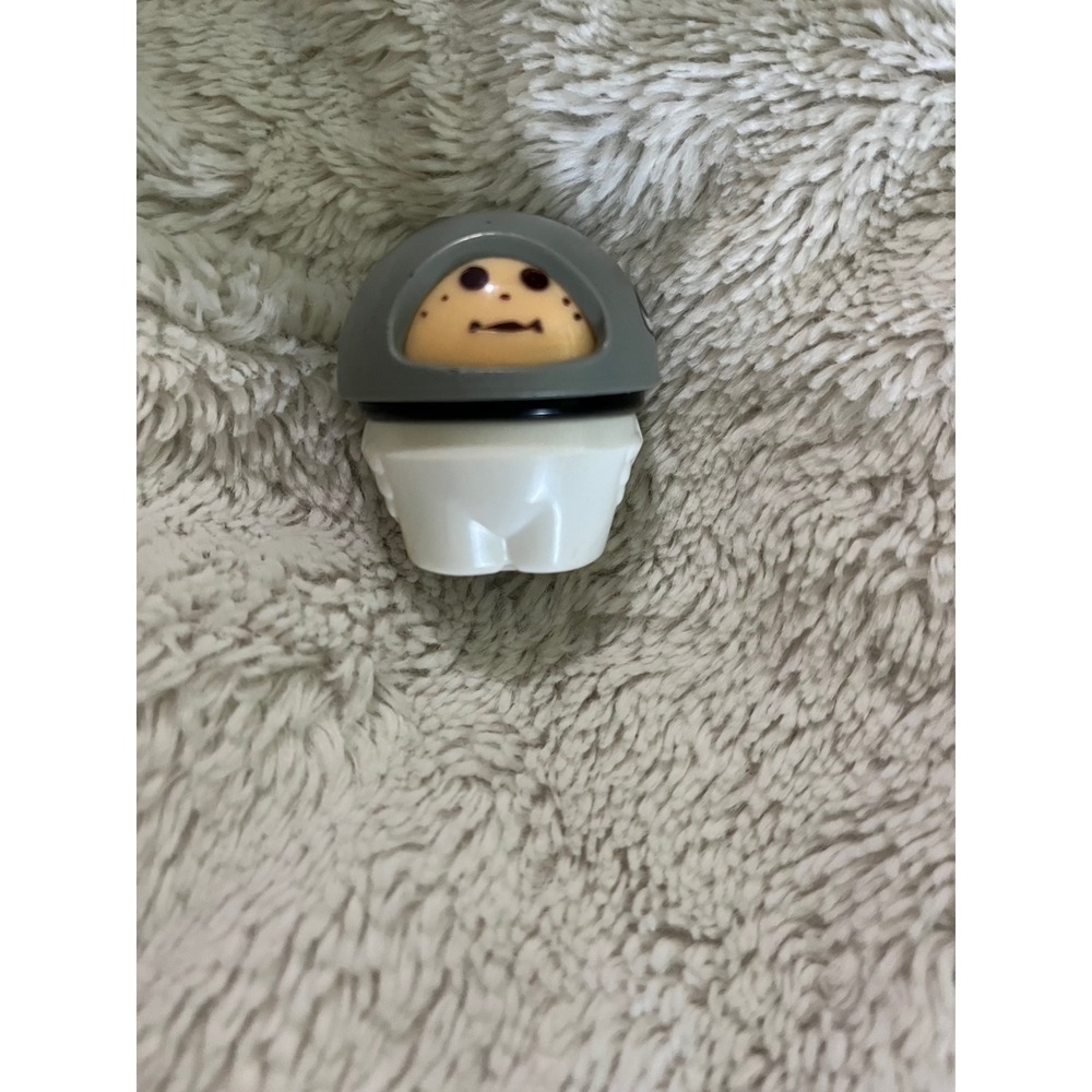 Vintage Fisher Price Adventure Series Astronaut Figure Grey Helmet Square Base